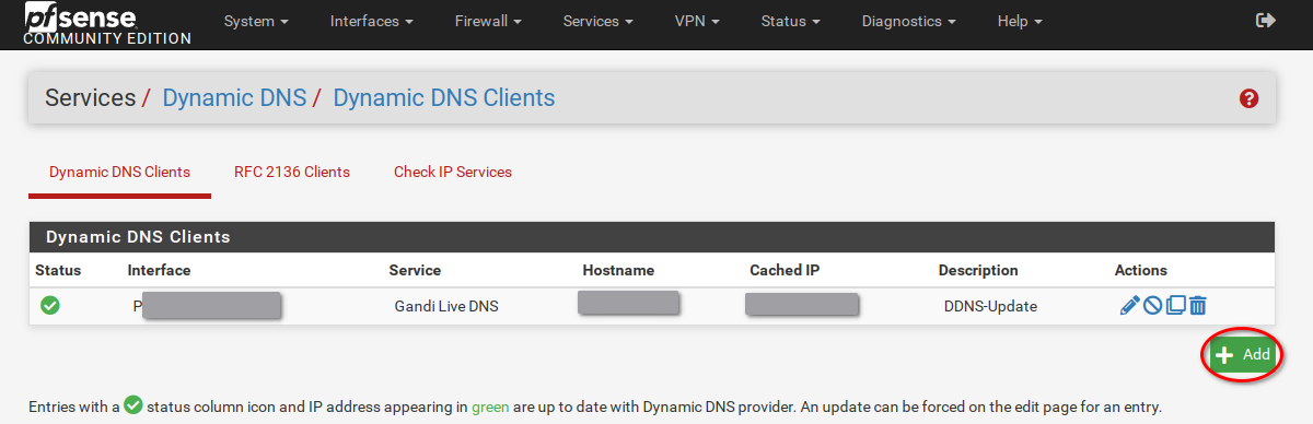 Create New DDNS Client